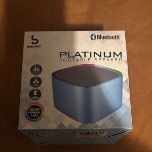 Platinum Portable Bluetooth Speaker - Blue